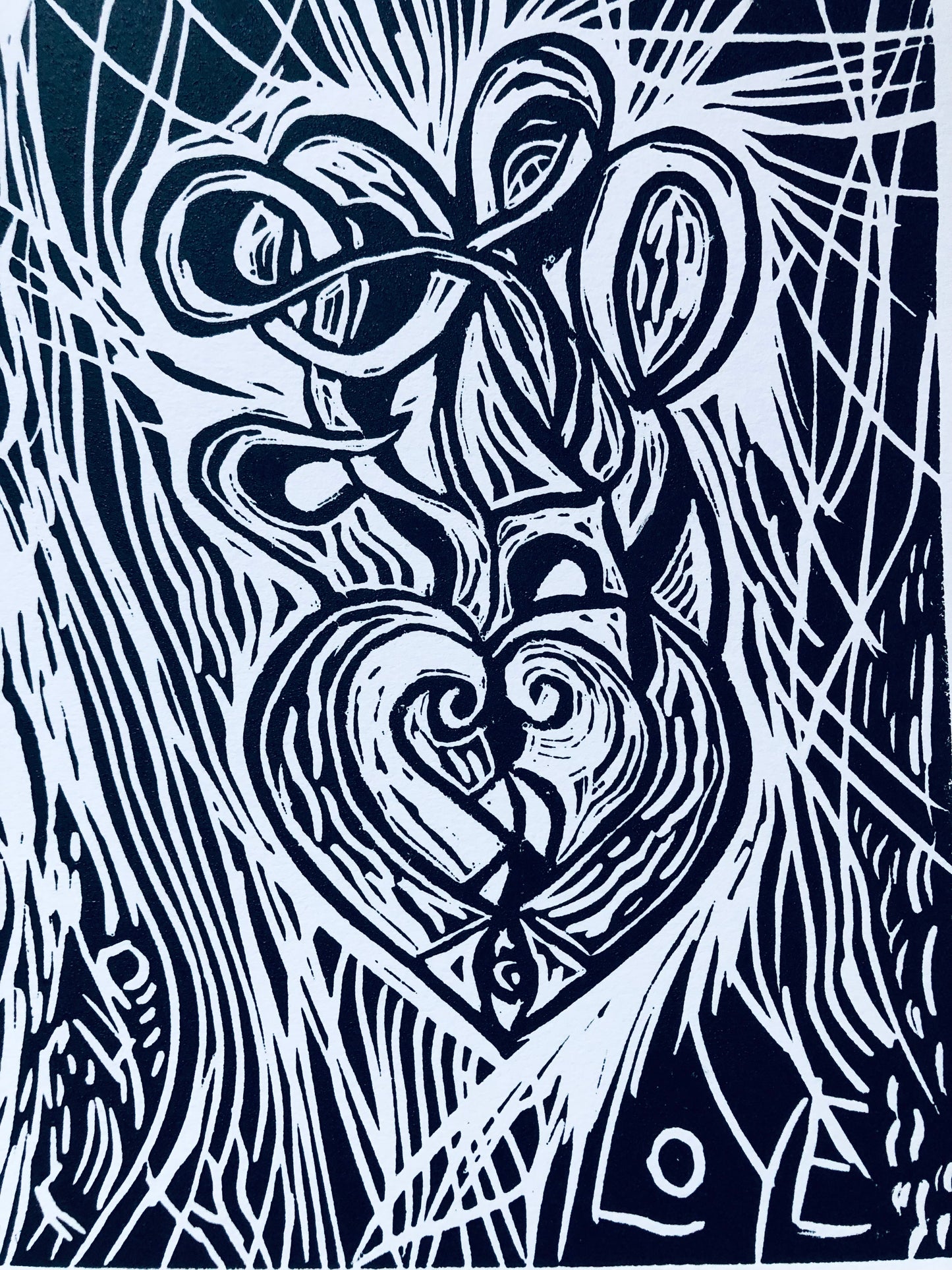 “Love 2” Limited Edition Relief Print