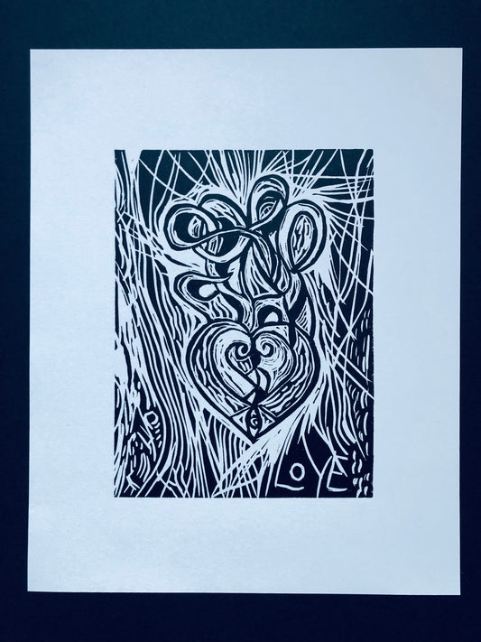 “Love 2” Limited Edition Relief Print