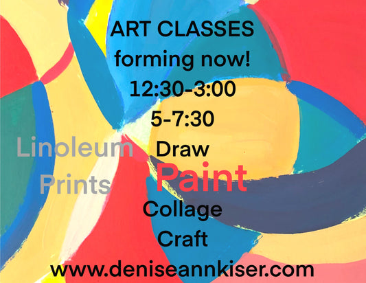 Art Classes Forming Now